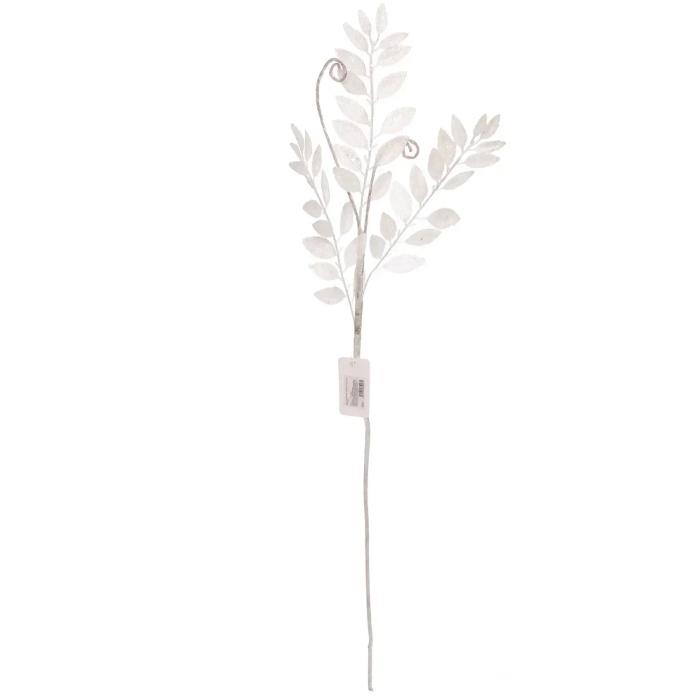Ветка декоративная «Изящный вензель» 82 см, Белый