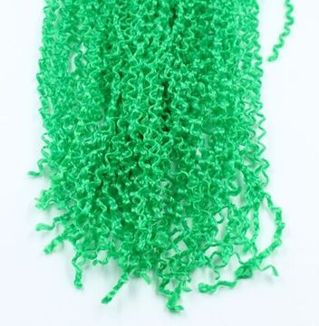 Канекалон  ZIZI (афрокосички гофре) 52шт. 110гр. 160см зеленый F-13