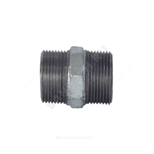 Ниппель прямой чугун оц Ду 32 (1 1/4") НР Fittex PLUS