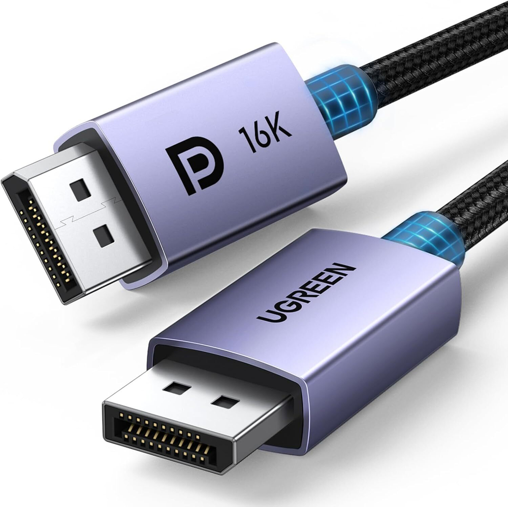 Кабель DisplayPort - DisplayPort, 2m, V2.1, UGREEN 15384