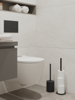 Ершик для унитаза slim, черный