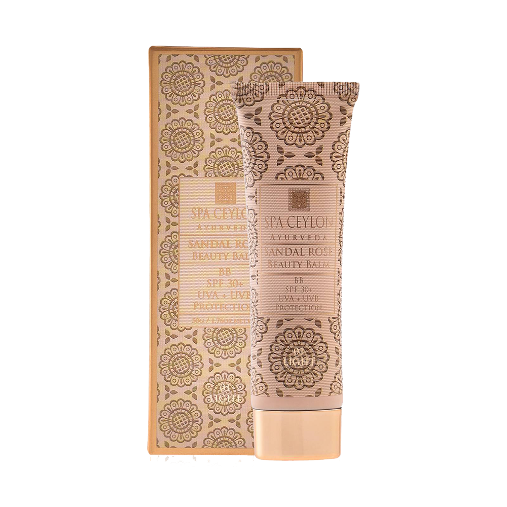 Увлажняющий бальзам для лица "Сандал и Роза" - светлый (50гр)