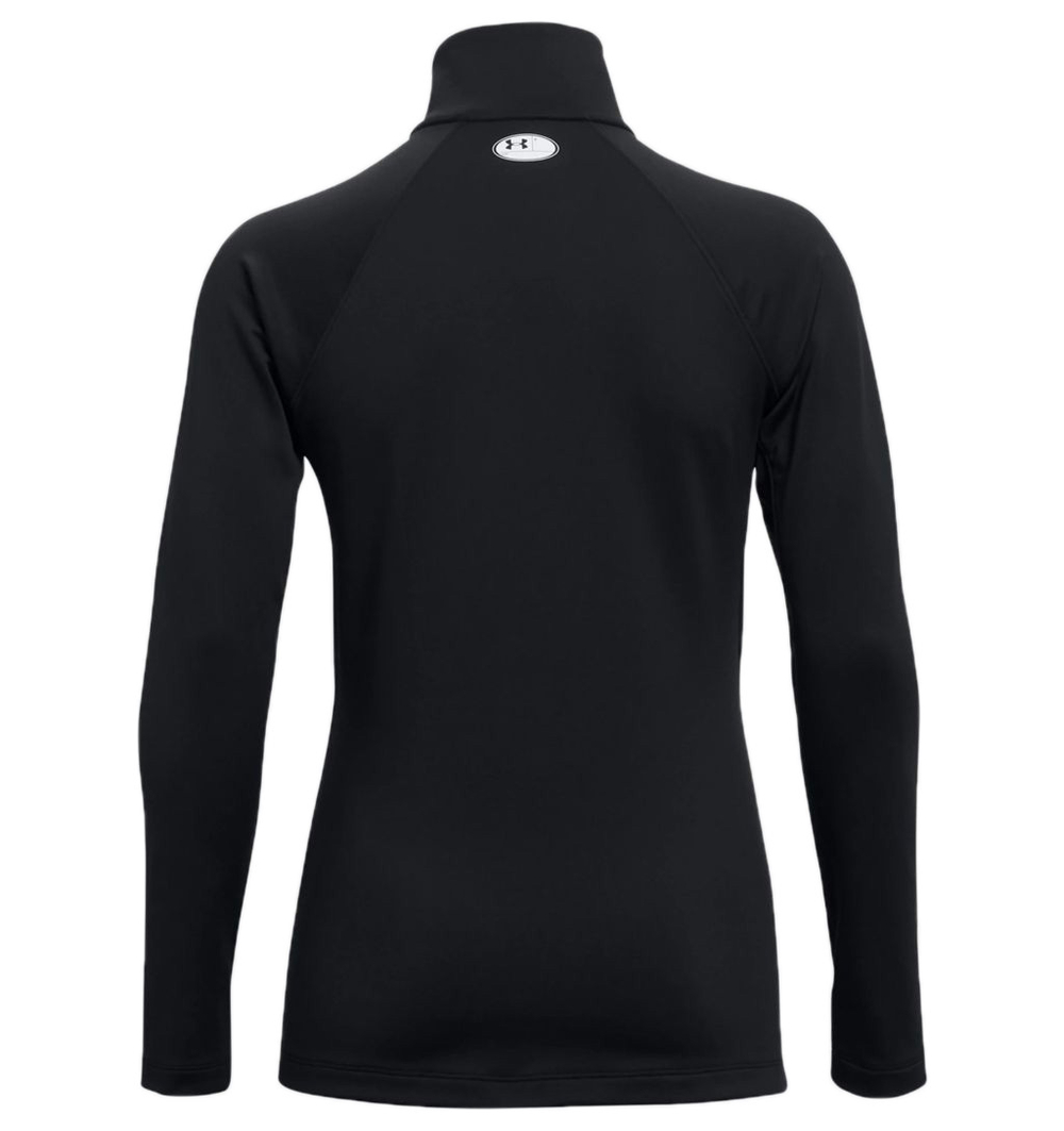 Женская Кофта теннисная Under Armour Women's ColdGear Authentics 1/4 Zip - черный