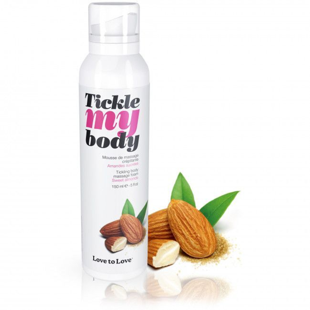 Хрустящая массажная пенка Love to Love Tickle My Body, 150 мл