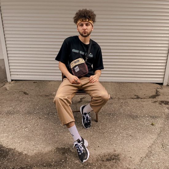 Сумка ТАЙНА через плечо кор.-беж./вопросы