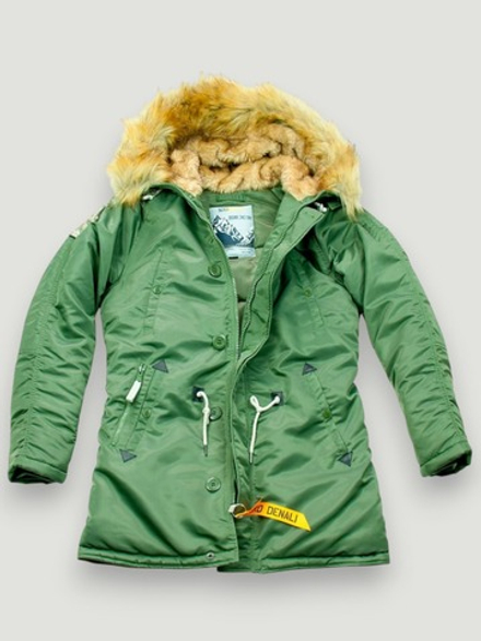 Куртка Аляска Женская - Denali Husky Wmn (оливковая - olive green)