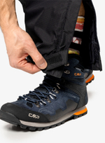Брюки мужские CMP Men's packable waterproof trousers with mesh, артикул 30X9337, цвет Black (U901)
