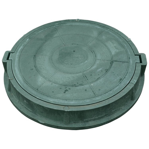 Люк полимерпесчаный тяжелый (3 тн) зеленый