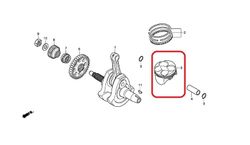 13101-KYJ-900. PISTON (STD.)