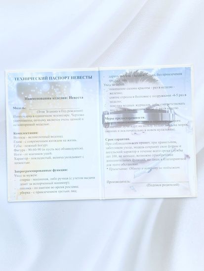 Диплом Брачный контракт