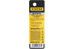 Сверло спиральное по дереву М-образная заточка M-type Professional (4х70х40 мм; HCS) Stayer 2942-070-04_z02