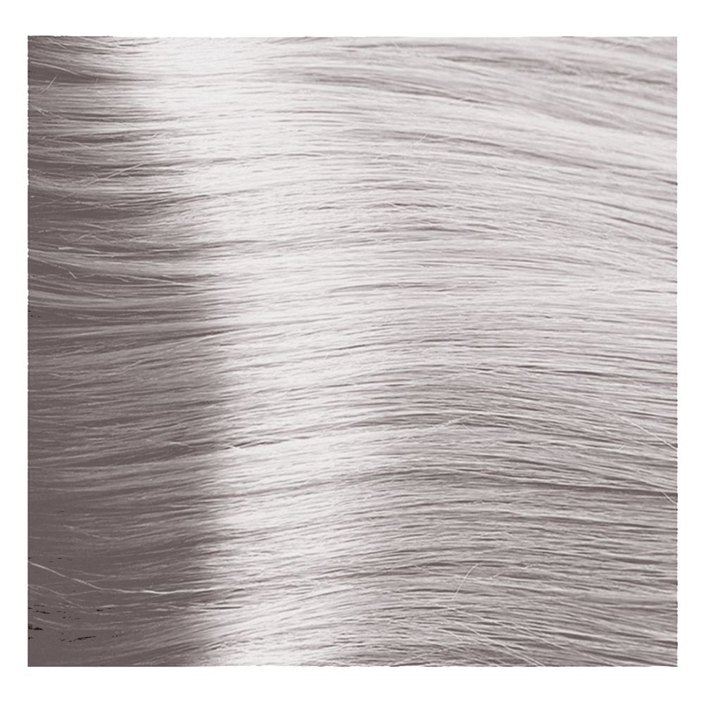 Крем краска для волос с гиалуроновой кислотой Kapous, 100 мл - HY 9.012  Очень светлый блондин прозрачный табачный