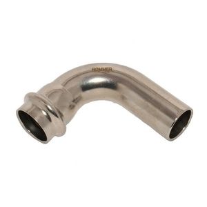 Угольники 90° Rommer однораструбные прессовые из нерж. стали (RSS-0002)