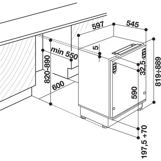 Встраиваемый холодильник Hotpoint-Ariston BTSZ 1632
