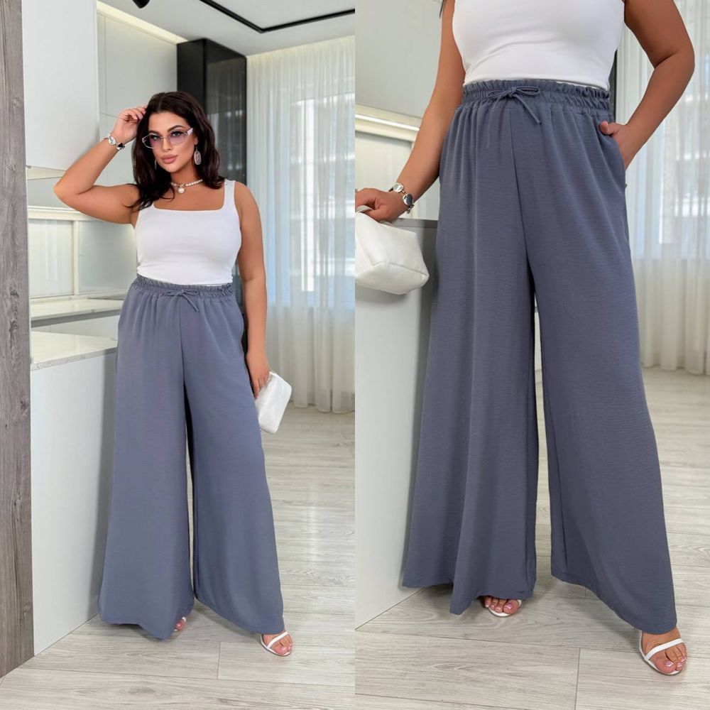 Брюки палаццо УК-136 Фабрика Моды