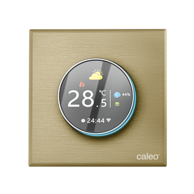 Терморегулятор CALEO C938 Wi-Fi встраиваемый, цифровой, программируемый, 3,5 кВт ( золотой)