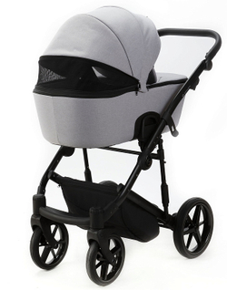 Детская коляска Adamex Mobi 2 в 1 M-TK56 (СВЕТЛО-СЕРЫЙ)