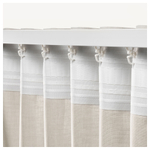 Комплект штор IKEA HANNALILL (ХАННАЛИЛЛ), Бежевый, 145х250 см, 2 шт