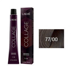 Lakme Collage Крем-краска для волос, 77/00 средний блондин интенсивный, 60 мл