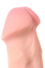 Вибратор 7 режимов вибрации на присоске телесный RealStick 17 см