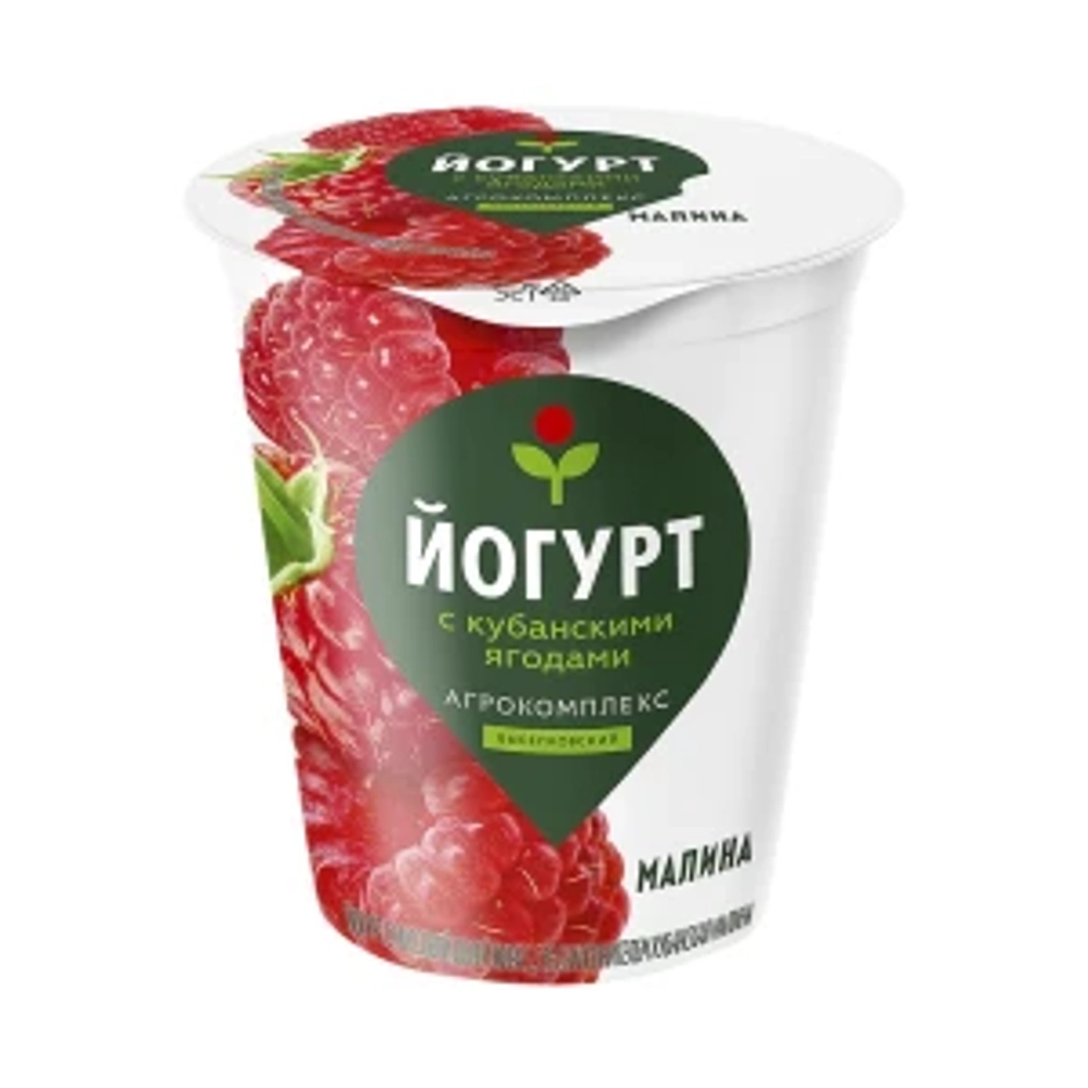 Йогурт Кубанская малина 3,5% Агрокомплекс 300гр