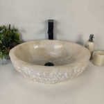 Раковина из оникса Erozy White EO-64265 51*41*15 0213