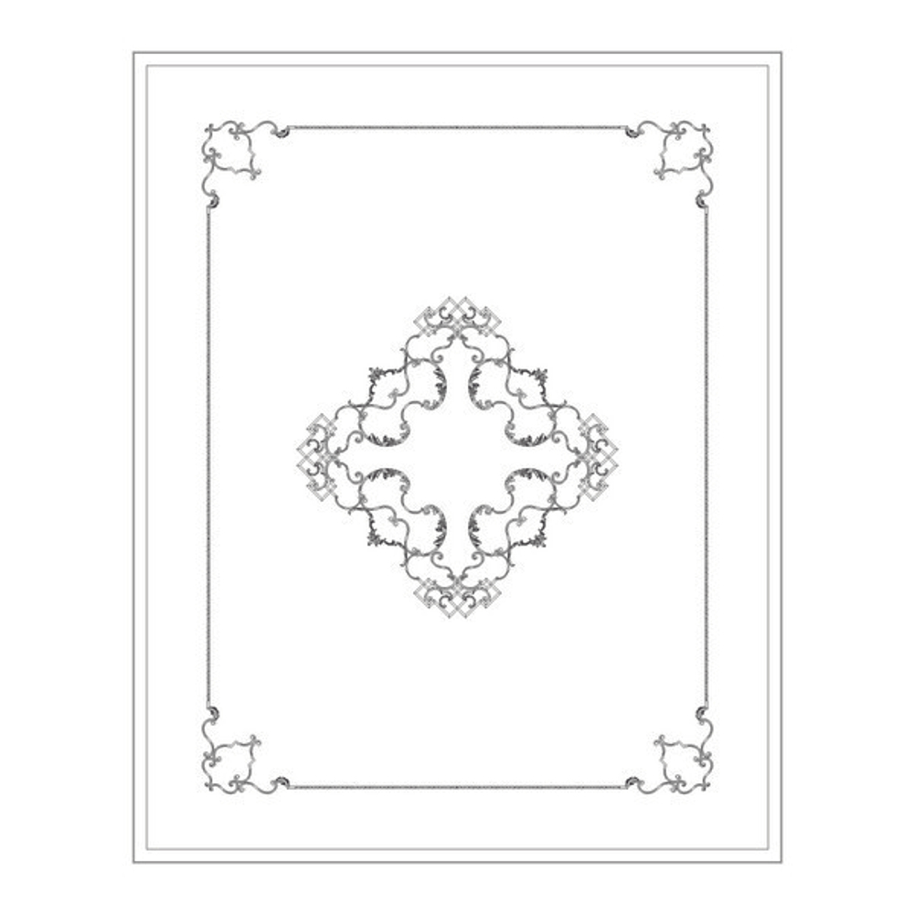 Потолок RODECOR Мандарин Ф1 88021CN (5000*4000)