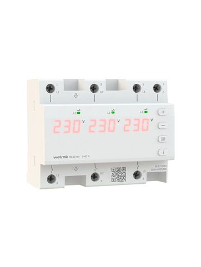 Реле напряжения D6-63 red Welrok 4660251140410