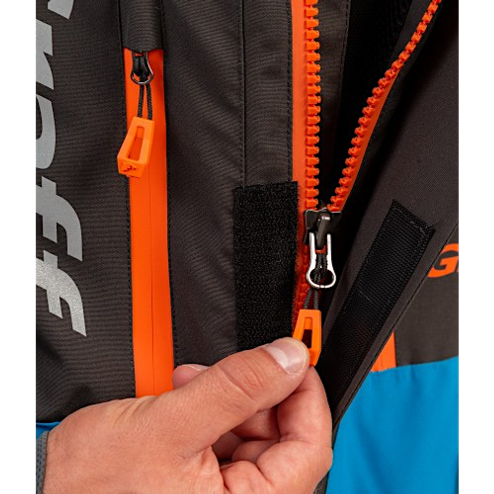 Костюм-Поплавок Graff 215-O-B-3 Зима +5°С -15°С Черный / Голубой Bratex 8/8 -