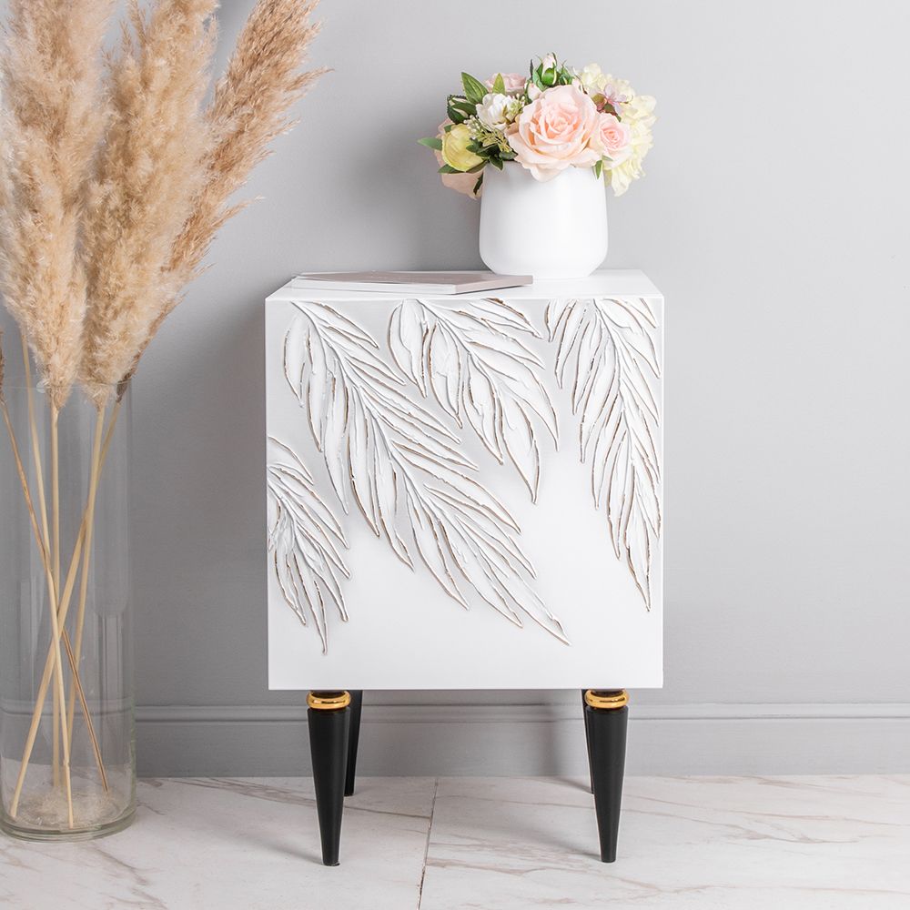 Тумба прикроватная Тропик Классика Айс Найт Голд левая