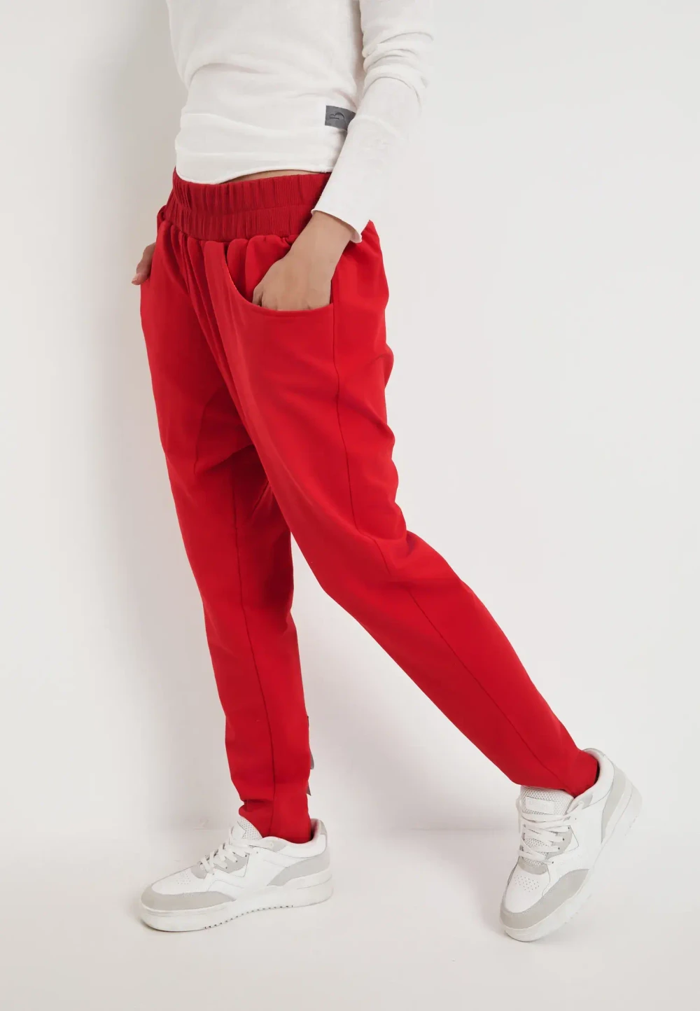 Брюки Галифе красный