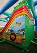 Коммерческий надувной батут «Мир Сафари», 14*7*7,5 м