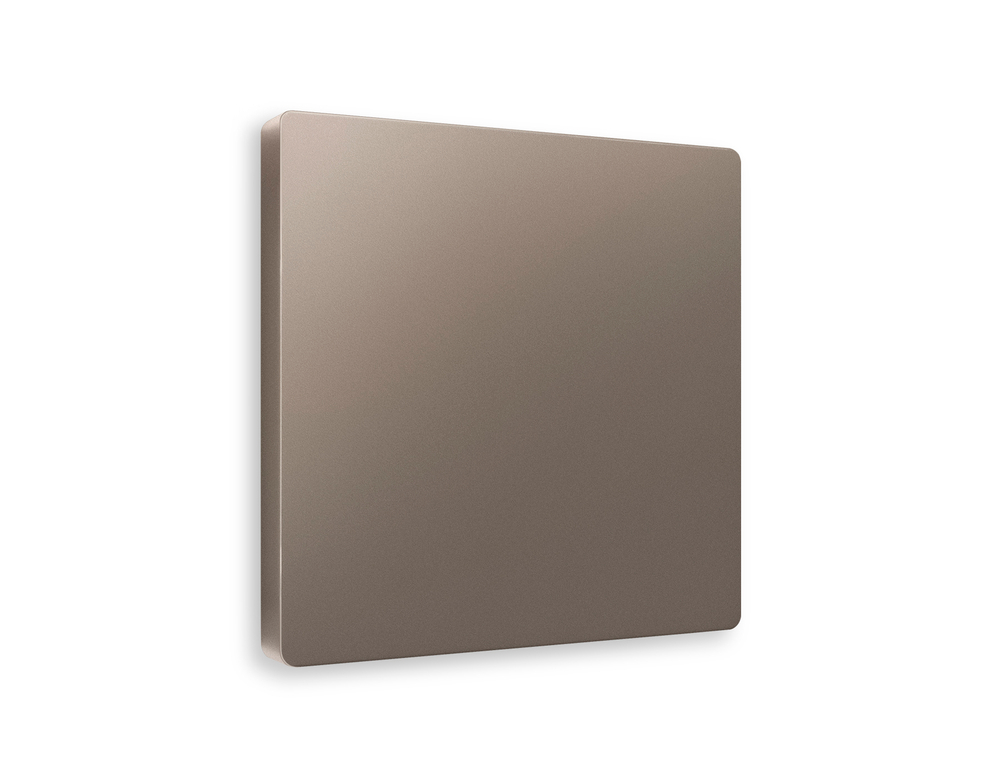 AP6460 Лицевая панель ALFA (Темная бронза матовый) заглушка для суппорта QUANT