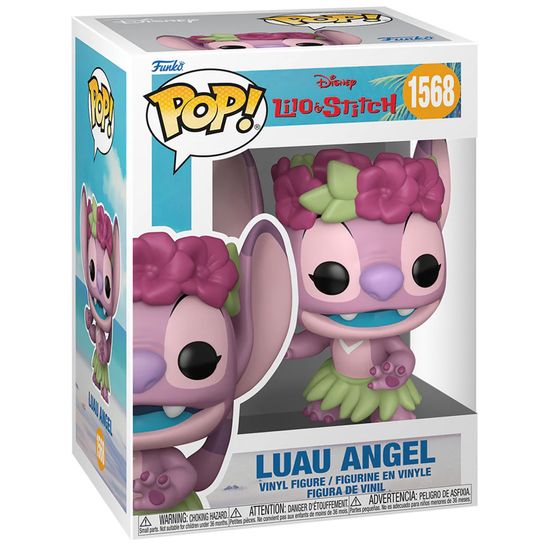 Фигурка Funko POP! Disney Lilo & Stitch Luau Angel (1568) 86274 / Фигурка Фанко ПОП! по мотивам мультфильма "Лило и Стич", Энджил
