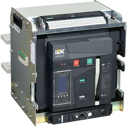 Выключатель автоматический воздушный 3п F 3200А 125кА TY выдвижн. с комплектом аксессуаров ARMAT IEK AR-ACB-3VF-125-3200A-TYCF