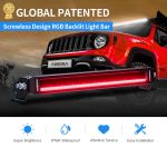 Безвинтовая светодиодная панель AURORA IP69K 10 дюймов DRL RGB