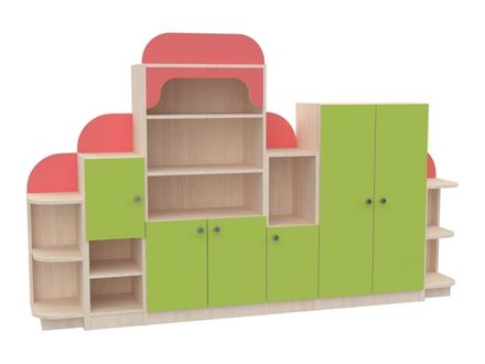 Шкаф детский Городок С-27