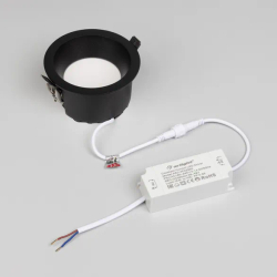 Светильник MS-DROP-BUILT-R105-14W Warm3000 (BK, 85 deg, 230V) (Arlight, IP54 Металл, 5 лет) 041495