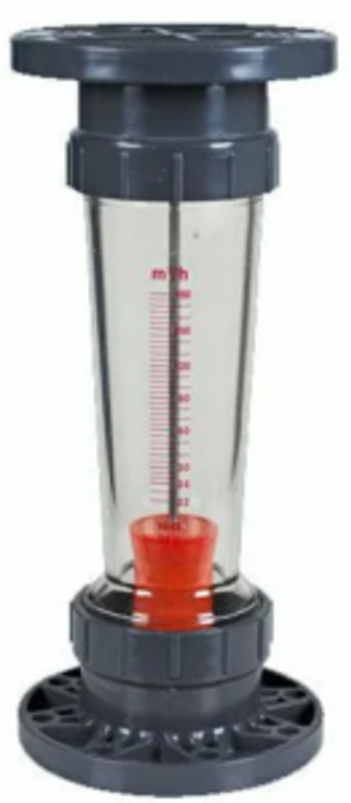 Ротаметр компактный для воды LZS-P с разборными фланцевыми окончаниями