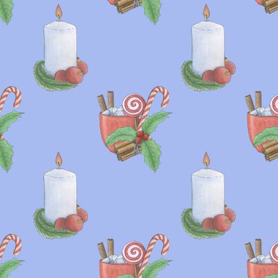 Рождественский узор