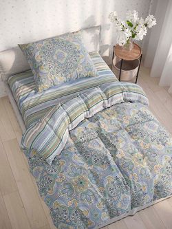 Постельное белье Сказка "Бисер/Бисер" 1,5-сп   наволочка 50х70 1шт Простынь  150х215 см  Пододеяльник 145х215 см