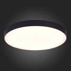 ST606.432.96 Светильник потолочный Черный LED 1*96W 3000K 8 640Lm Ra>85 120° IP20 D600xH55 185-265V Накладные светильники