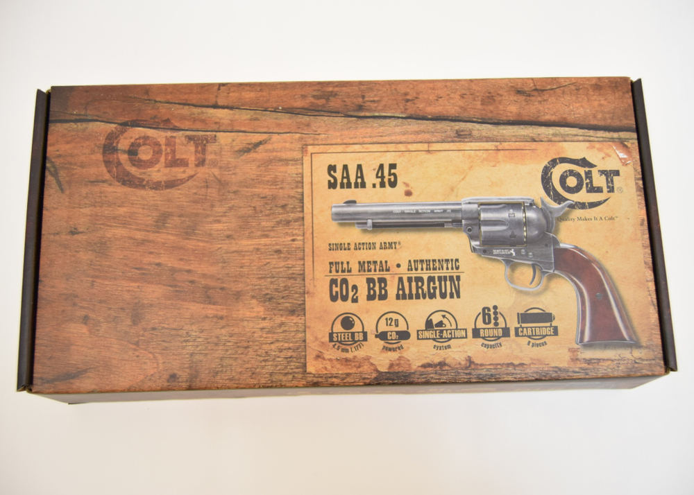 Пневматический револьвер Umarex Colt SAA.45 BB Antique