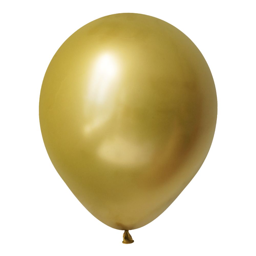Шар (12"/30 см) Золото, Зеркальный 50 шт.