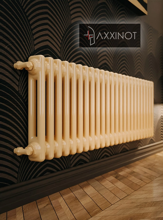 Axxinot Sentir 2037 - двухтрубный трубчатый радиатор высотой 370 мм, боковое подключение