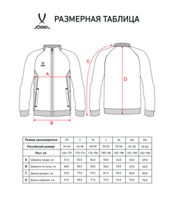 Джемпер тренировочный на молнии JÖGEL PREMIER PerFormDRY Training FZ Jacket, серый