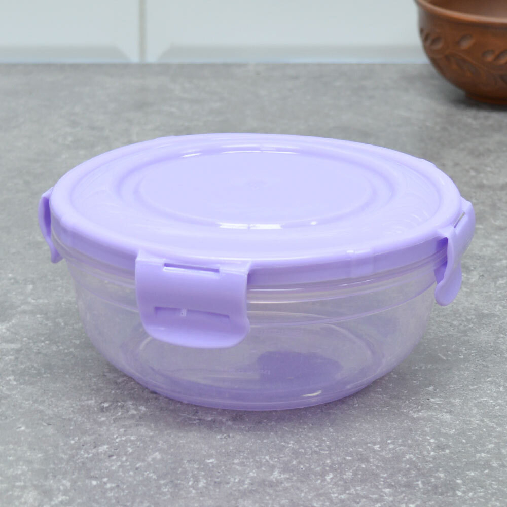 Контейнер для продуктов 0,8л герметичный круглый