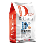 Delicana корм сухой для взрослых собак мелких пород лосось, рис