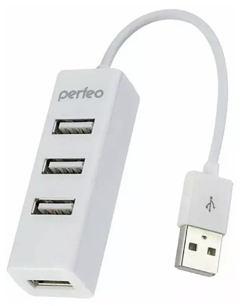 USB-Концентратор 4-USB-порта Perfeo PF-HYD-6010H белый