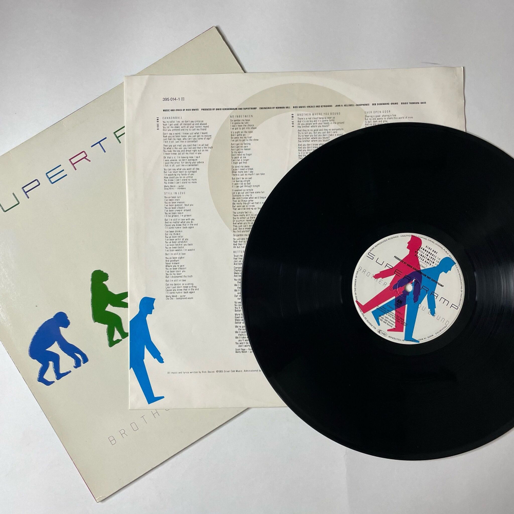 Винтажная виниловая пластинка LP Supertramp Brother Where You Bound (Germany 1985)